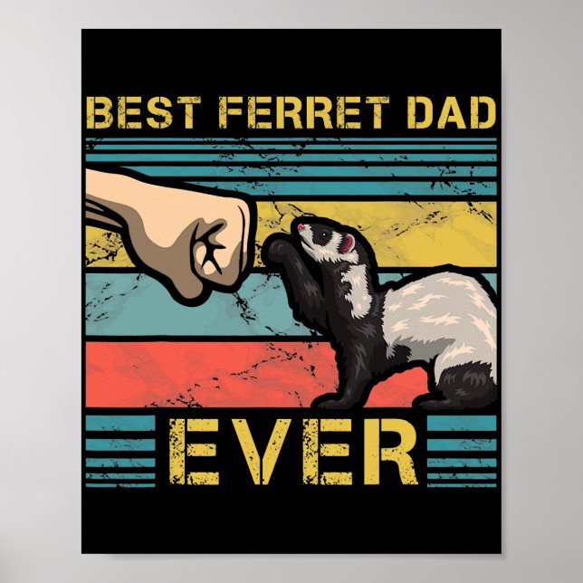 Póster Mejor animal del Día del Padre de los Hombres (Frente)