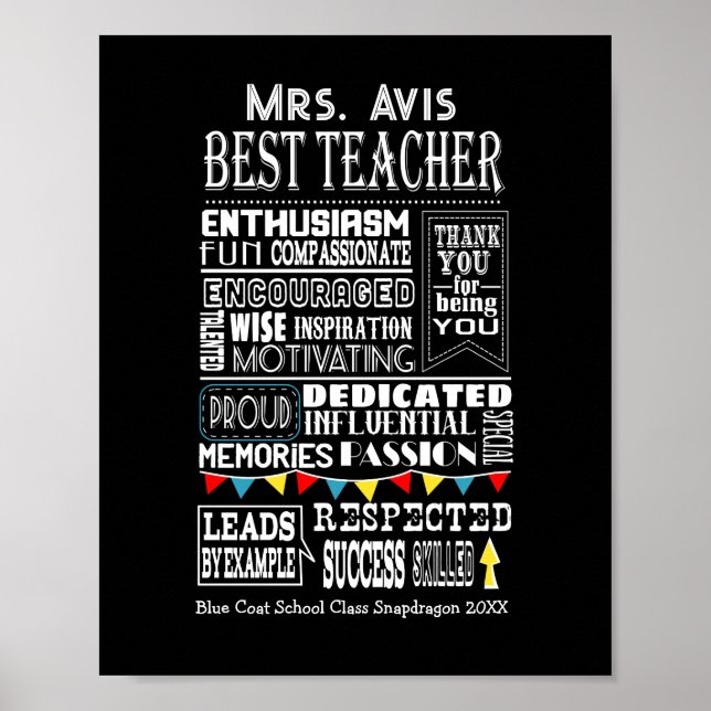 Póster Mejor apreciación del profesor gracias a su jubila (Frente)