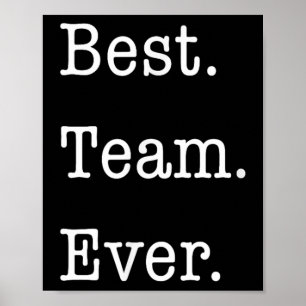 Póster Mejor Camisetas de Motivación Empresarial. Equipo.