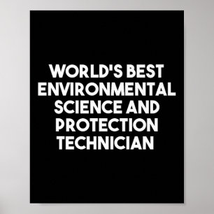 Póster Mejor Ciencia Y Protección Ambientales Del Mundo