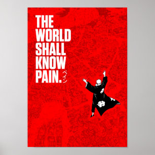 Póster Mejor cita de Anime sobre el dolor