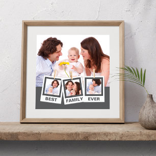 Póster Mejor Collage de Fotos Personalizado para Familia 