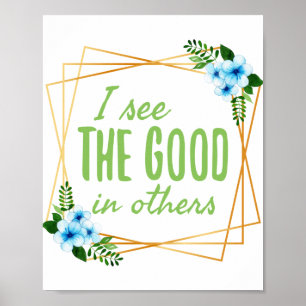 Póster Mejor diseño para gente amable y digna