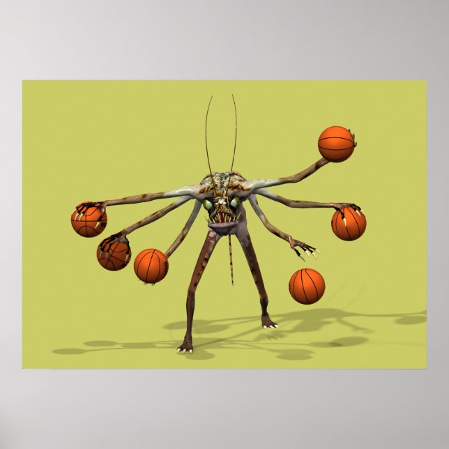 Póster Mejor Dribbler de Baloncesto (Frente)