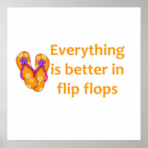 Póster Mejor en Flip Flops