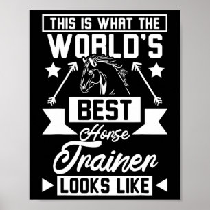 Póster Mejor entrenador de caballos del mundo 1