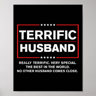 Póster Mejor Esposo Trump 2024 - Divertido Esposo increíb