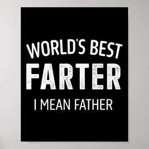 Póster Mejor Farter Significa Padre Padre Para El Nacimie