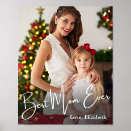 Póster Mejor foto de mamá de Personalizado