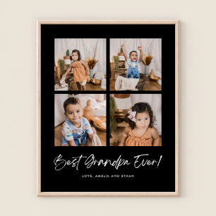 Póster Mejor foto del abuelo de la historia