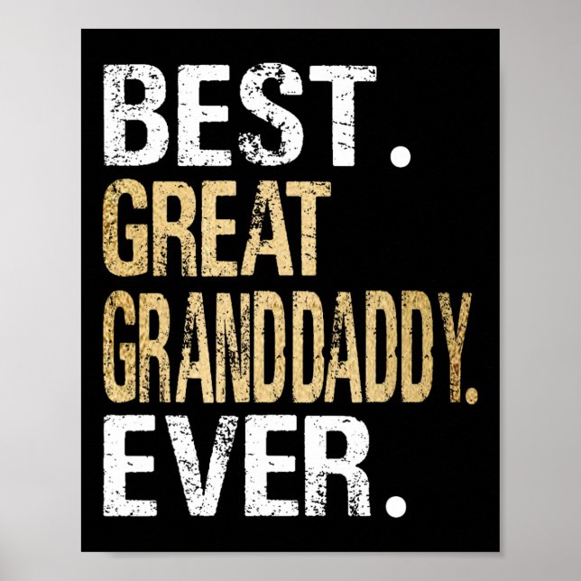 Póster Mejor Gran Abuelo Especial (Frente)