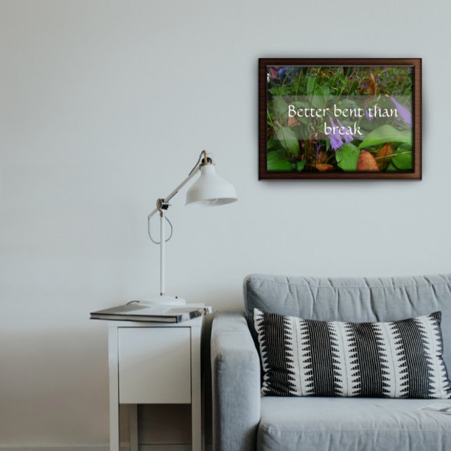 Póster Mejor inclinarse que romper la sabiduría diciendo  (Subido por el creador)