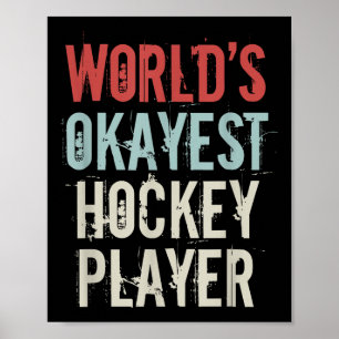 Póster Mejor jugador de hockey del mundo Juegos Olímpicos