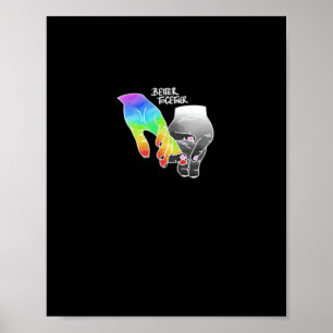 Póster Mejor Juntos Diseño Minimalista