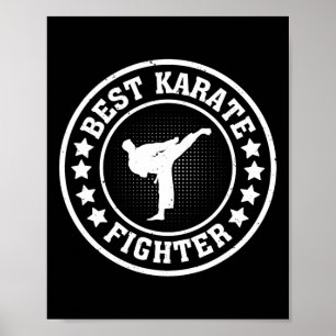 Póster Mejor luchador de karate - Karate Fighter Karate