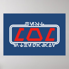 Póster Mejor Mamá en Galaxy (Aurebesh)