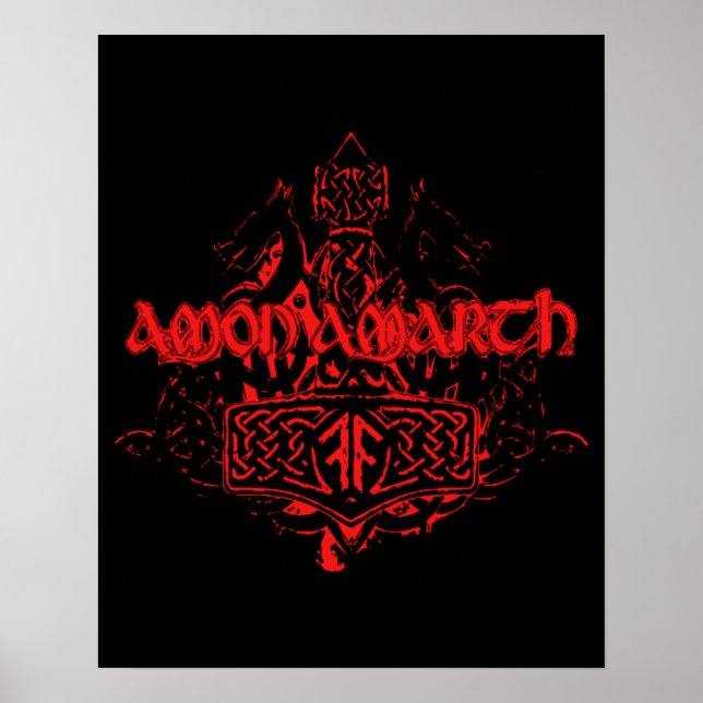 Póster Mejor Mercadería de Leyendas Musicales Amon Amarth (Frente)