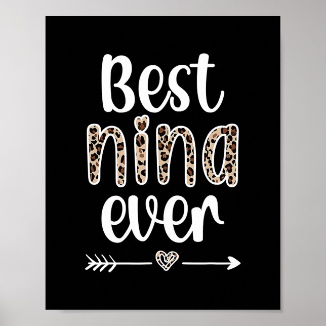 Póster Mejor Nina Nina Nina Abuela Apreciación Nina (Frente)