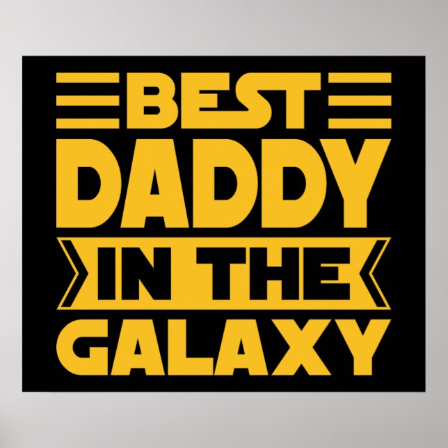 Póster Mejor Papá De La Galaxia (Frente)