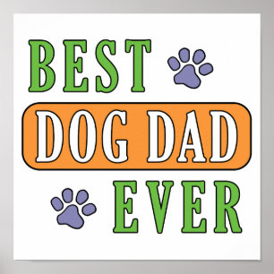 Póster Mejor Papá Perro