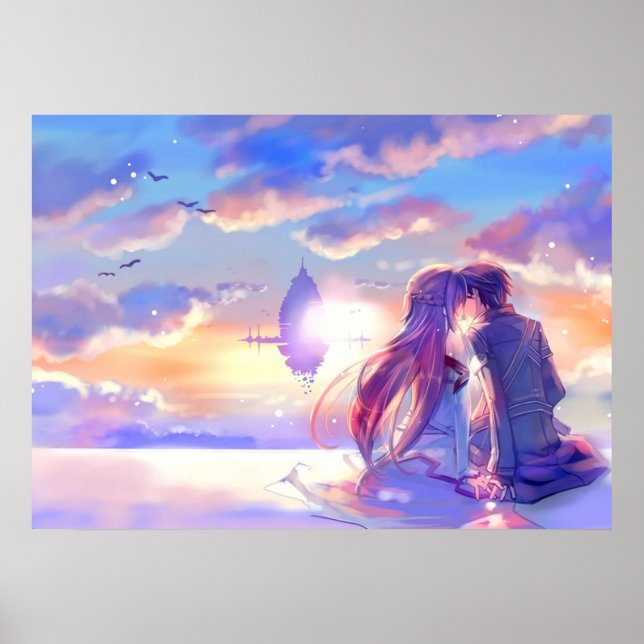 Póster Mejor pareja Asuna y Kirito (Frente)