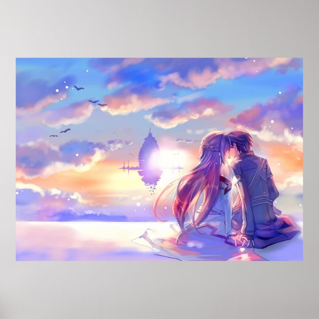 Póster Mejor pareja Asuna y Kirito (Frente)