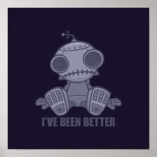 Póster Mejor Personalizado de Sad Robot