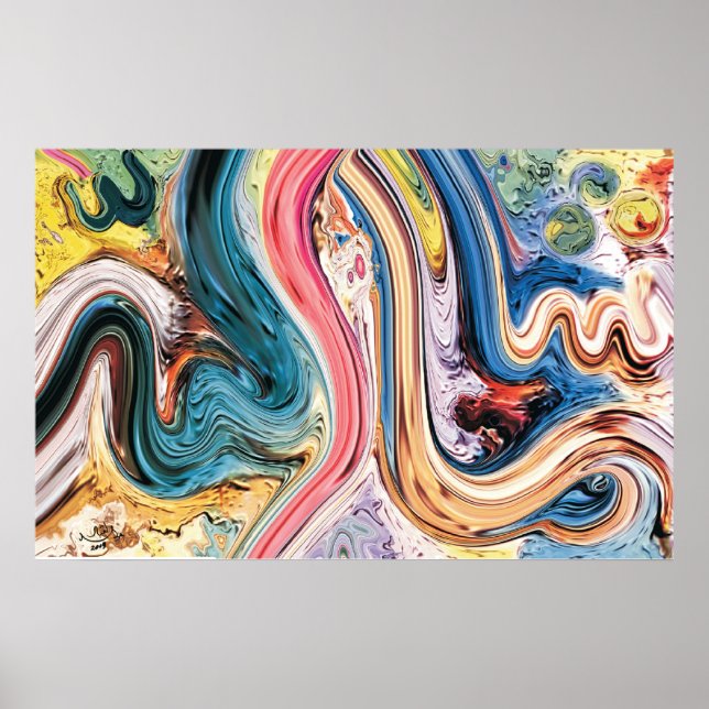 Póster Mejor pintura islámica y vector (Frente)