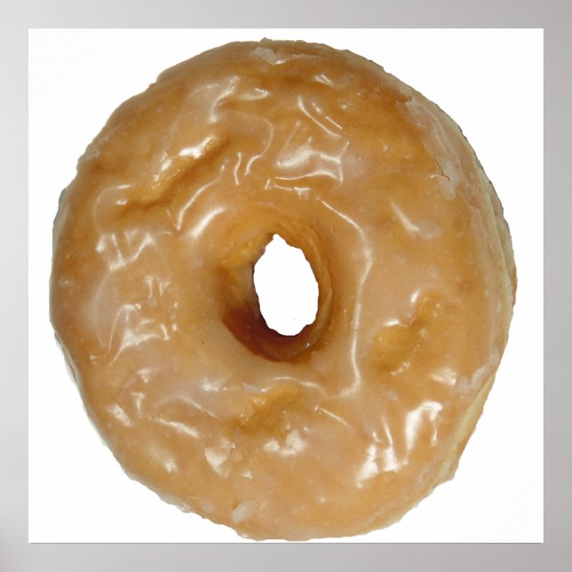 Póster Mejor Plantilla de Poster Gourmet Donut (Frente)