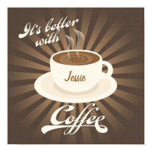 Mejor Poster retro diner con café