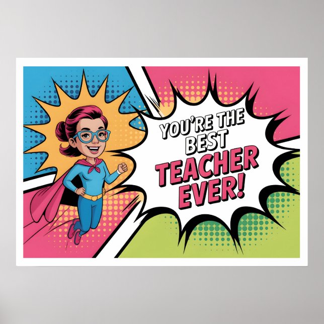 Póster Mejor Profesor de la Historia (Frente)