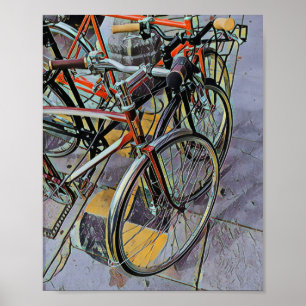 Póster Mejor regalo para el amante del ciclismo