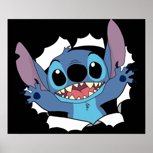 Póster Mejor Regalo Para Los Amantes De Stitch (Frente)