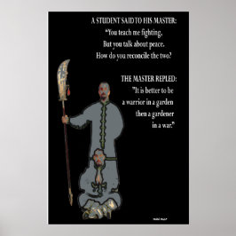 Póster Mejor Ser Guerrero