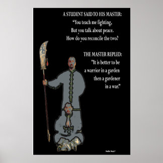 Póster Mejor Ser Guerrero