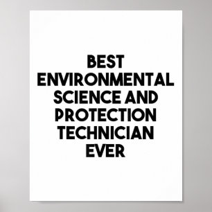 Póster Mejor Tecnología De Protección Y Ciencia Ambiental