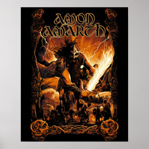 Póster Mejor Venta De Amon Amarth En Concierto