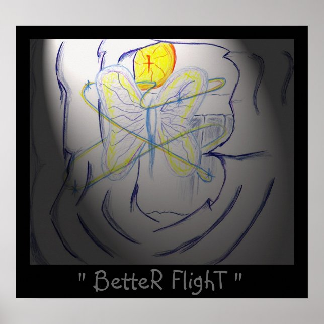 Póster Mejor vuelo (Frente)