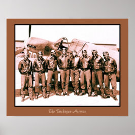 Póster (mejorado) El Airmen Tuskegee (20 por 16 pulgadas)