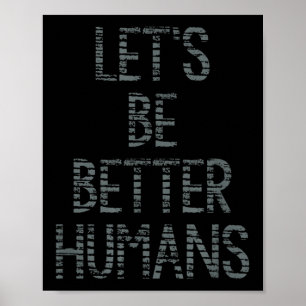 Póster Mejoremos el Upliftin gráfico Motivador humano