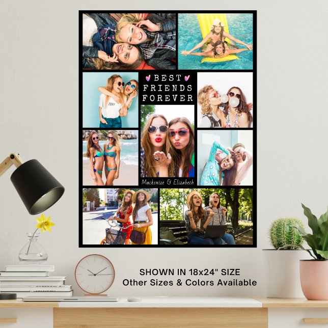 Póster Mejores AMIGOS modernos para 9 nombres de Collages (Subido por el creador)