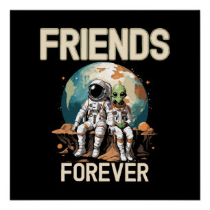 Póster Mejores Amigos Para Siempre
