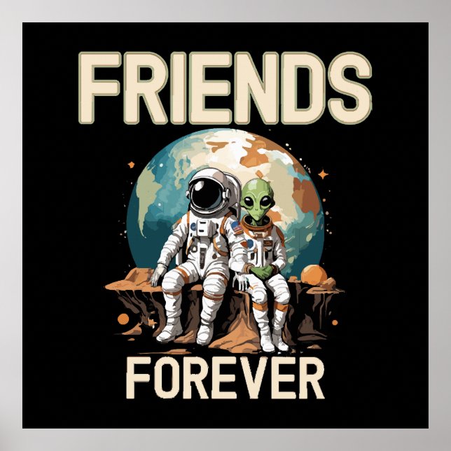 Póster Mejores amigos para siempre  (Frente)