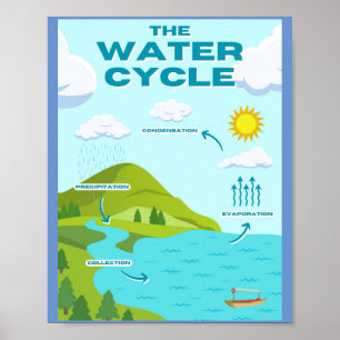 Póster MEKIMI-El Poster Educativo del Ciclo del Agua
