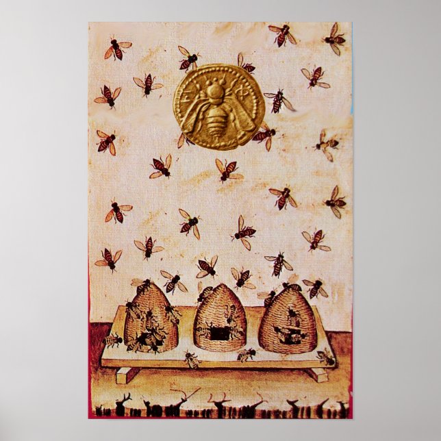 PÓSTER MEL MIEL ,APICULTURA,APICULTOR (Frente)