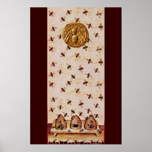 PÓSTER MEL MIEL,APICULTURA,APICULTOR