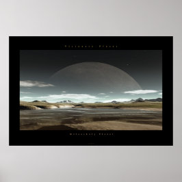 Póster Melancholy Planet