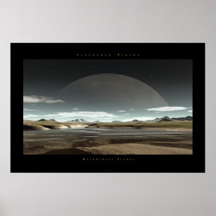 Póster Melancholy Planet