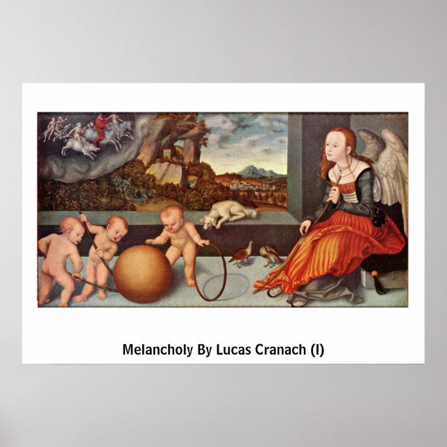 Póster Melancolía De Lucas Cranach (I) (Frente)