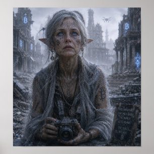 Póster Melancolía / Fotógrafo / Ciudad Abandonada